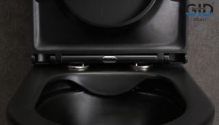 Унитаз напольный Gid Tn2189Bm 62248Y черный матовый 64.5x38.5x82.5